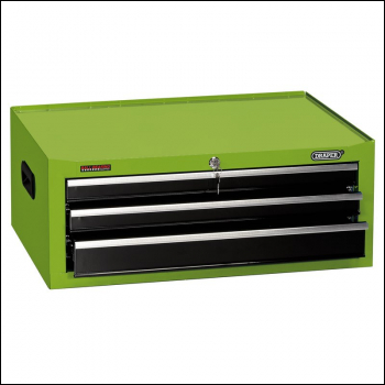 Draper TIC3D/G Intermediate Tool Chest, 3 Drawer, 26 inch , Green - Code: 35742 - Pack Qty 1
