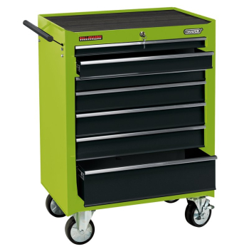 Draper RC7D/G Roller Tool Cabinet, 7 Drawer, 26 inch , Green - Discontinued - Code: 35745 - Pack Qty 1