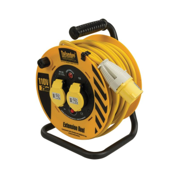 Defender E86455 110V Heavy Duty Industrial Cable Reel, 25m - E86455 - Code: 35821 - Pack Qty 1
