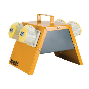 Defender E13104 110V Splitter Box, 4 x 16A - E13104 - Code: 35847 - Pack Qty 1