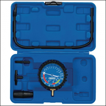 Draper CTEVG1 Vacuum and Pressure Test Kit (5 Piece) - Code: 35881 - Pack Qty 1