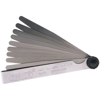Draper 4616B 10 Blade Imperial Feeler Gauge Set - Code: 36174 - Pack Qty 1