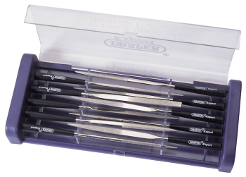 Draper 4885/10D Draper Expert Diamond Needle File Set, 140mm (10 Piece) - Code: 36326 - Pack Qty 1
