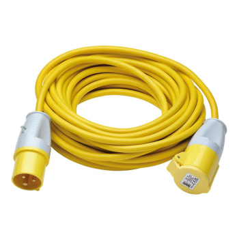 Defender E85121 110V Extension Lead Yellow 2.5mm&sup2;, 16A, 14m - E85121 - Code: 36395 - Pack Qty 1