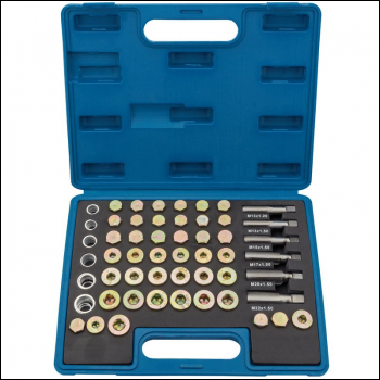 Draper SPRK120 Draper Expert Oil Sump Plug Repair Kit (120 Piece) - Code: 36631 - Pack Qty 1