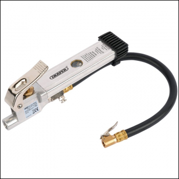 Draper 4290B Air Line Inflator with Open Ended Clip On Connector - Code: 36633 - Pack Qty 1