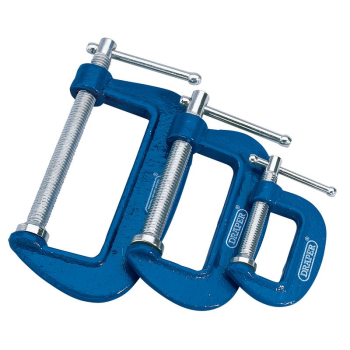 Draper CS3 C Clamp Set (3 Piece) - Code: 36779 - Pack Qty 1
