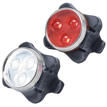 Draper BK-LS Rechargeable LED Bicycle Light Set - Code: 36974 - Pack Qty 1