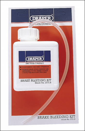 DRAPER Brake Bleeding Kit - Pack Qty 1 - Code: 37316