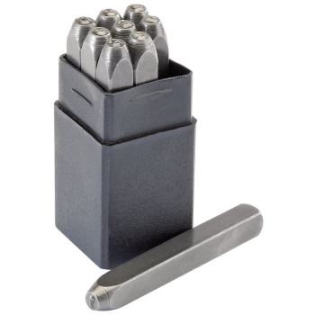 Draper NS 0 - 9 Number Stamp Set, 1/8 inch  - Code: 37336 - Pack Qty 1