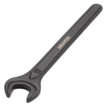 Draper 5894 Single Open End Spanner, 12mm - Code: 37523 - Pack Qty 1