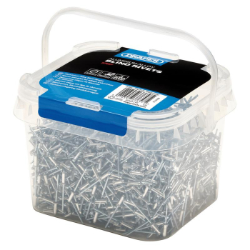 Draper RIV/TUB Blind Rivets, 3.2 x 10.2mm (Tub of 2000) - Code: 37657 - Pack Qty 1
