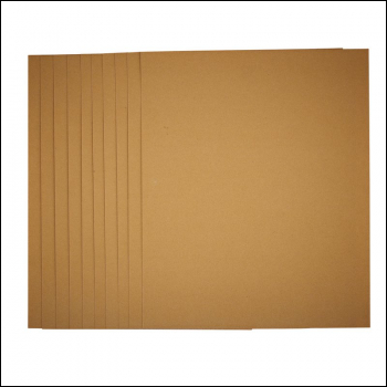 Draper HSSG General Purpose Sanding Sheets, 230 x 280mm, 100 Grit (Pack of 10) - Code: 37779 - Pack Qty 1