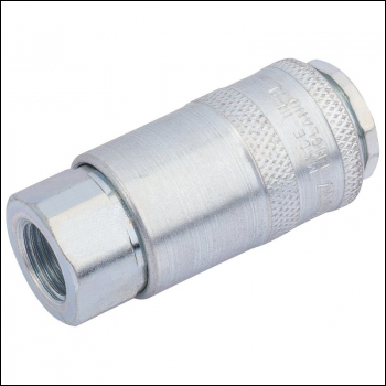 Draper A21CF02 PACKED 1/4 inch  Female Thread PCL Parallel Airflow Coupling - Code: 37828 - Pack Qty 1