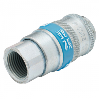 Draper A21EF02 BULK 3/8 inch  Female Thread PCL Parallel Airflow Coupling (Sold Loose) - Code: 37829 - Pack Qty 1