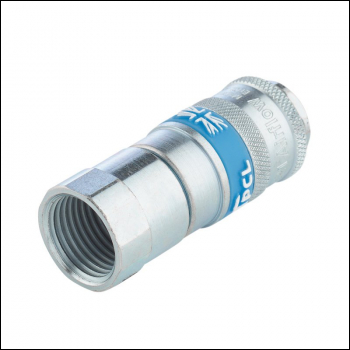 Draper A21JF02 PACKED 1/2 inch  Female Thread PCL Parallel Airflow Coupling - Code: 37832 - Pack Qty 1