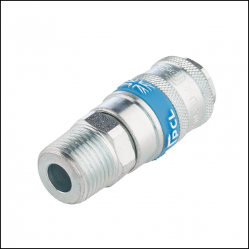Draper A21JM02 PACKED 1/2 inch  Male Thread PCL Tapered Airflow Coupling - Code: 37838 - Pack Qty 1