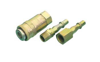 Draper ACK2 (3.8) 1/4 inch  PCL BSP Air Line Coupling Set (3 Piece) - Code: 37844 - Pack Qty 1