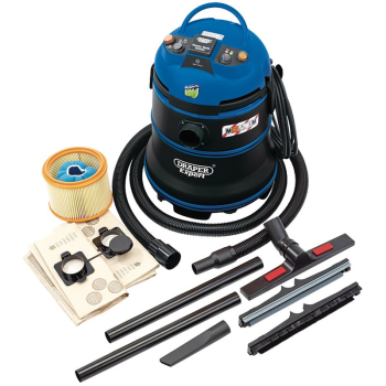 Draper WDV35LMC Draper Expert 230V M-Class Wet and Dry Vacuum Cleaner, 35L, 1200W - Code: 38015 - Pack Qty 1