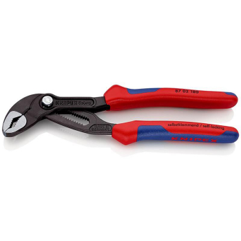 Draper 87 02 180 SB KNIPEX 87 02 180 SB Cobra® High-Tech Water Pump Pliers, 180mm - Code: 38381 - Pack Qty 1