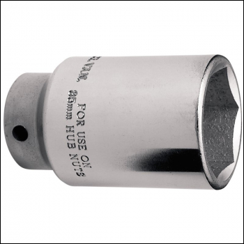 Draper HTD-MM Hub Nut Socket, 1/2 inch  Sq. Dr., 35mm - Code: 39047 - Pack Qty 1