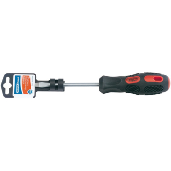 Draper 970 Plain Slot Flared Tip Screwdriver, 6 x 100mm - Code: 40008 - Pack Qty 1
