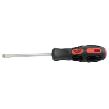 Draper 970B Plain Slot Flared Tip Screwdriver, 6 x 100mm (Sold Loose) - Code: 40013 - Pack Qty 1