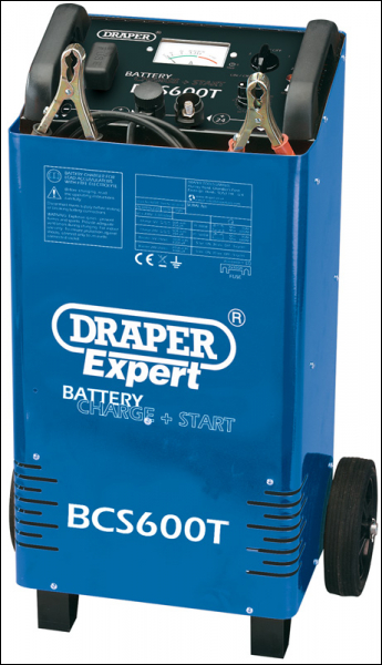 DRAPER 12V/24V 500A Battery Starter/Charger - Pack Qty 1 - Code: 40181