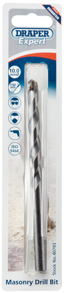 Draper MD12PB Draper Expert Masonry Drill Bit, 10 x 150mm - Code: 40793 - Pack Qty 1