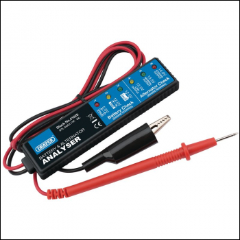 Draper 1176-B 12V Battery and Alternator Analyser - Code: 41026 - Pack Qty 1