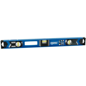 Draper DL85 I-Beam Levels with Side View Vial, 600mm - Discontinued - Code: 41393 - Pack Qty 1