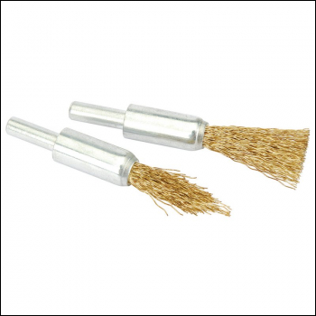 Draper WBSET2 Brassed Steel Crimped Decarb Brush Set (2 Piece) - Code: 41439 - Pack Qty 1