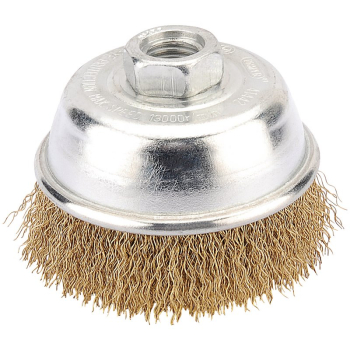 Draper 346P Heavy Duty Wire Cup Brush, 75mm, M14 - Discontinued - Code: 41442 - Pack Qty 1