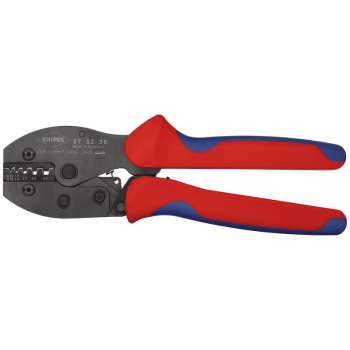 KNIPEX 97 52 38 SB PreciForce® Crimping Pliers, 0.25  6.0 mm&sup2; Capacity, 220mm - 97 52 38 SB - Code: 41479 - Pack Qty 1