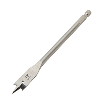 Draper FB100PB Flat Wood Drill Bit, 14 x 152mm - Code: 41507 - Pack Qty 1