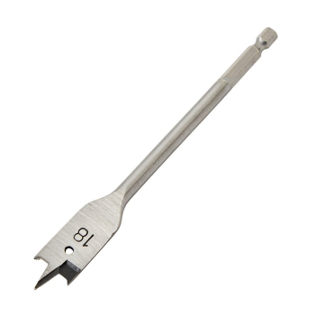 Draper FB100PB Flat Wood Drill Bit, 18 x 152mm - Code: 41511 - Pack Qty 1