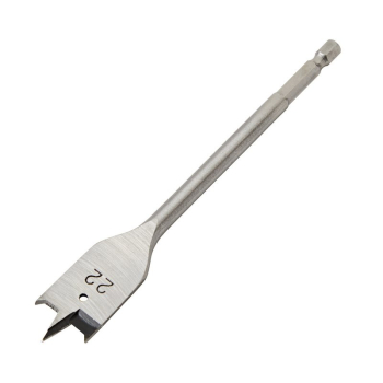 Draper FB100PB Flat Wood Drill Bit, 22 x 152mm - Code: 41590 - Pack Qty 1