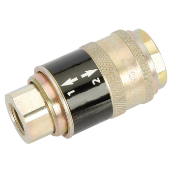 Draper ASC21CF BULK 1/4 inch  BSP Female Parallel 'Safeflow' Air Line Coupling - Code: 41879 - Pack Qty 1