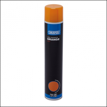 Draper HGA-LO Line Marker Spray Paint, 750ml, Orange - Code: 41912 - Pack Qty 1