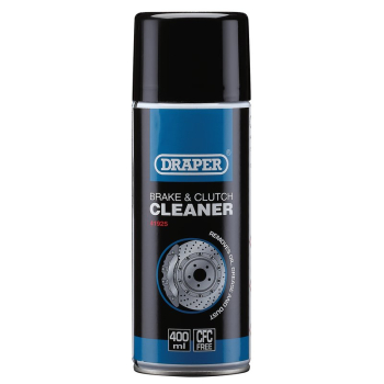 Draper HGA-BC Brake and Clutch Cleaner Spray, 400ml - Code: 41925 - Pack Qty 1