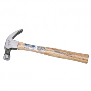 Draper 6213 Hickory Shaft Claw Hammer, 450g/16oz - Code: 42496 - Pack Qty 1