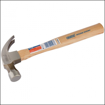 Draper 6213 Hickory Shaft Claw Hammer, 560g/20oz - Code: 42503 - Pack Qty 1