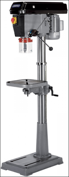 DRAPER 12 Speed Industrial Pillar Drill (1100W) - Pack Qty 1 - Code: 42642