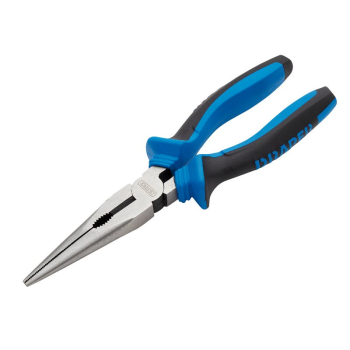 Draper 1020 Soft Grip Long Nose Pliers, 200mm - Code: 44143 - Pack Qty 1