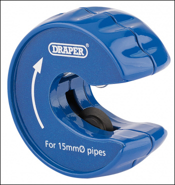 DRAPER 15mm Automatic Pipe Cutter - Pack Qty 1 - Code: 44353