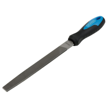 Draper 8106B Engineers Flat Second Cut File with Soft Grip Handle, 200mm - Code: 44952 - Pack Qty 1