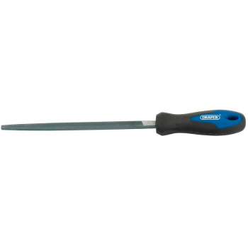 Draper 8106B Soft Grip Engineers Square File and Handle, 200mm - Code: 44956 - Pack Qty 1