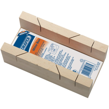 Draper MB/L Beechwood Mitre Box, 225 x 70 x 50mm - Code: 45238 - Pack Qty 1