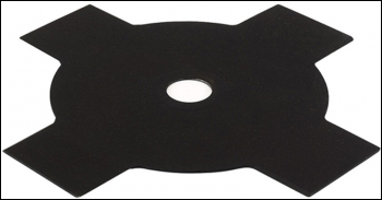 Draper AGP36 Spare Four Tooth 255mm Blade for Petrol Brush Cutters - Code: 45766 - Pack Qty 1