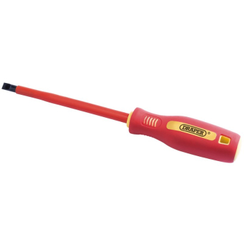 Draper 952B Fully Insulated Plain Slot Screwdriver, 6.5 x 150mm (Sold Loose) - Discontinued - Code: 46525 - Pack Qty 1